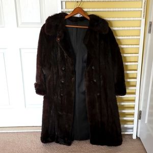 Vintage Mink fur coat 3/4 length